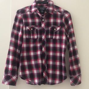 Pink plaid flannel